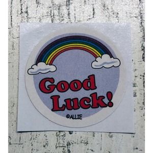 scratch & sniff happy Allie scented Sticker Matte Single Rainbow